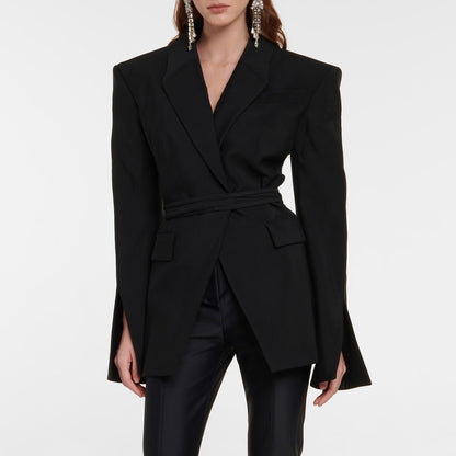 Womens Retro Backless Blazer