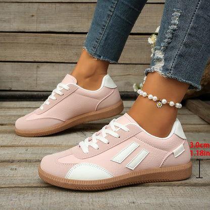 Womens Retro Flat Sports Shoes
