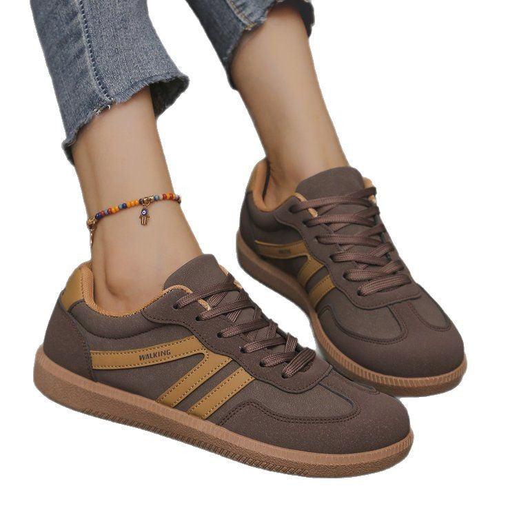 Womens Retro Flat Sports Shoes