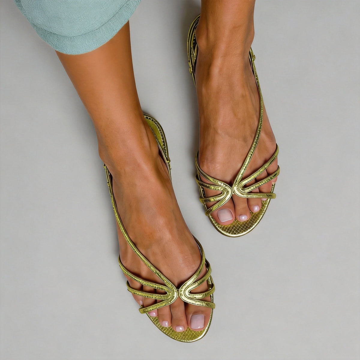 Womens Retro Knitted Sandals