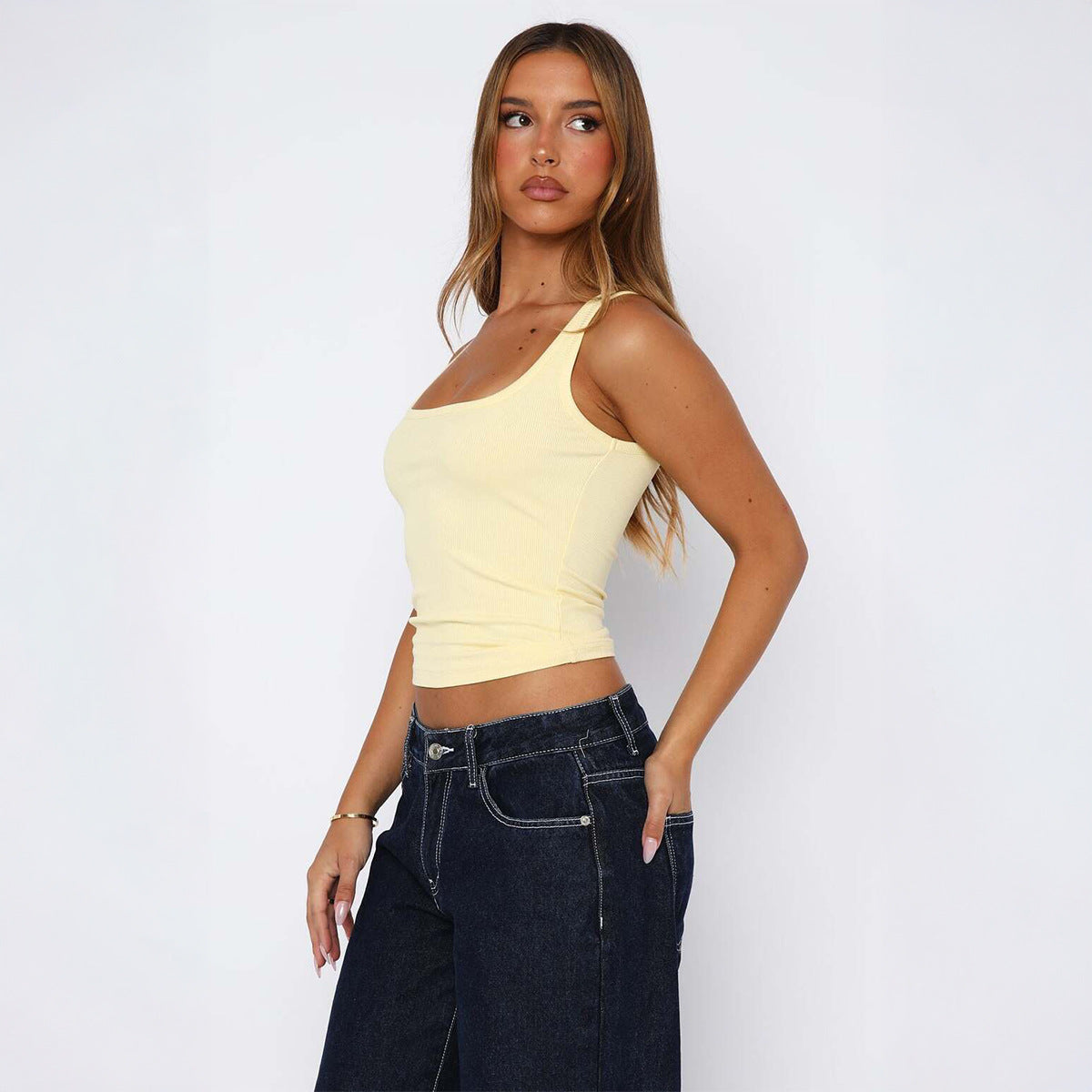 Womens Ribbed Camisole Top