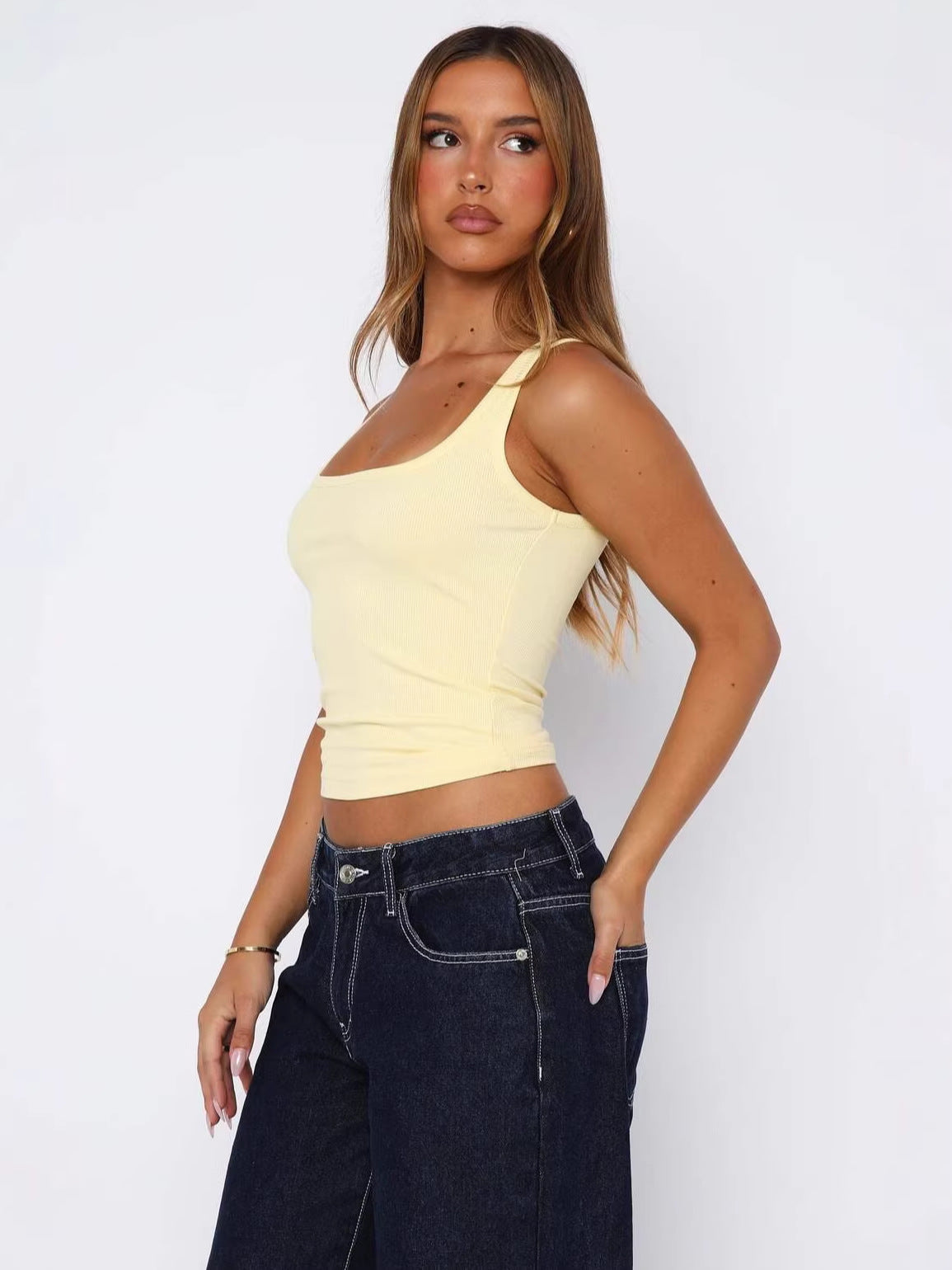 Womens Ribbed Camisole Top