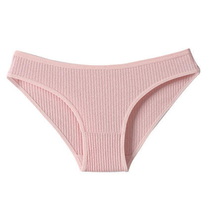 Womens Ribbed Cotton Underwear