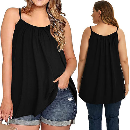 Womens Ribbed Stretch Camisole Vest
