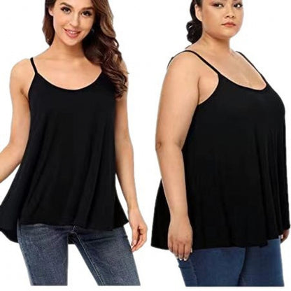 Womens Ribbed Stretch Camisole Vest