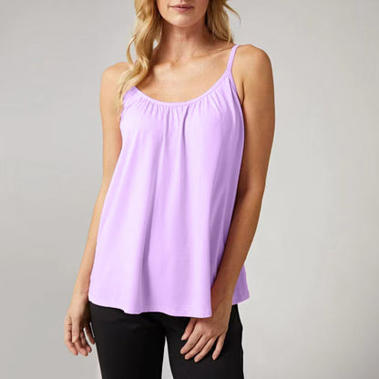 Womens Ribbed Stretch Camisole Vest