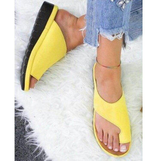 Womens Roman Leather Slippers