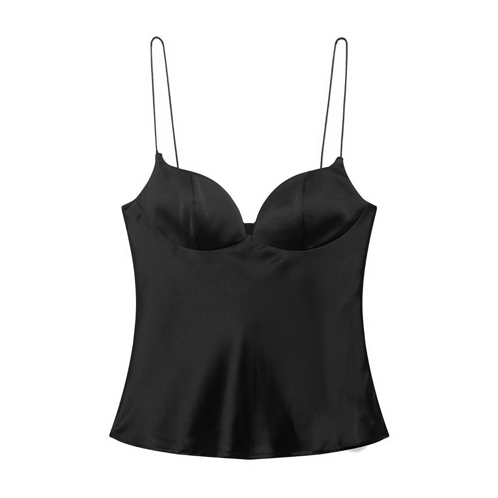 Womens Satin Camisole Top
