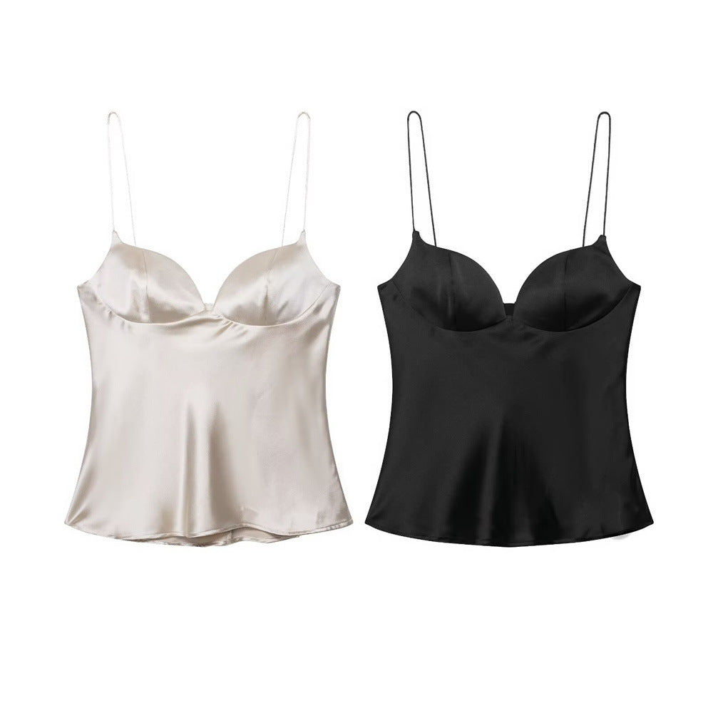Womens Satin Camisole Top