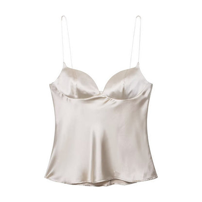 Womens Satin Camisole Top