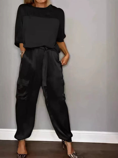 Womens Satin Set