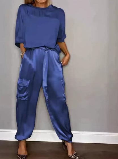 Womens Satin Set