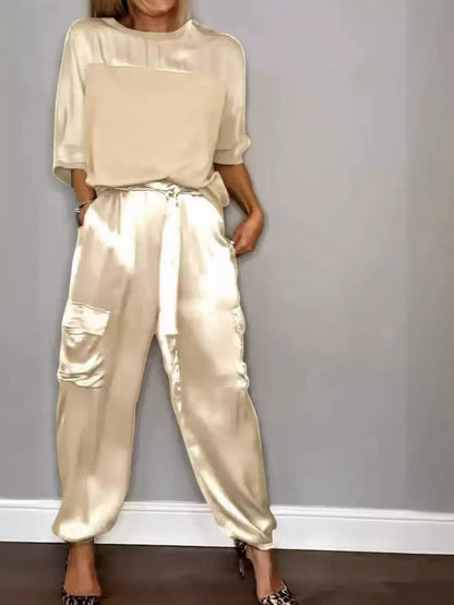 Womens Satin Set