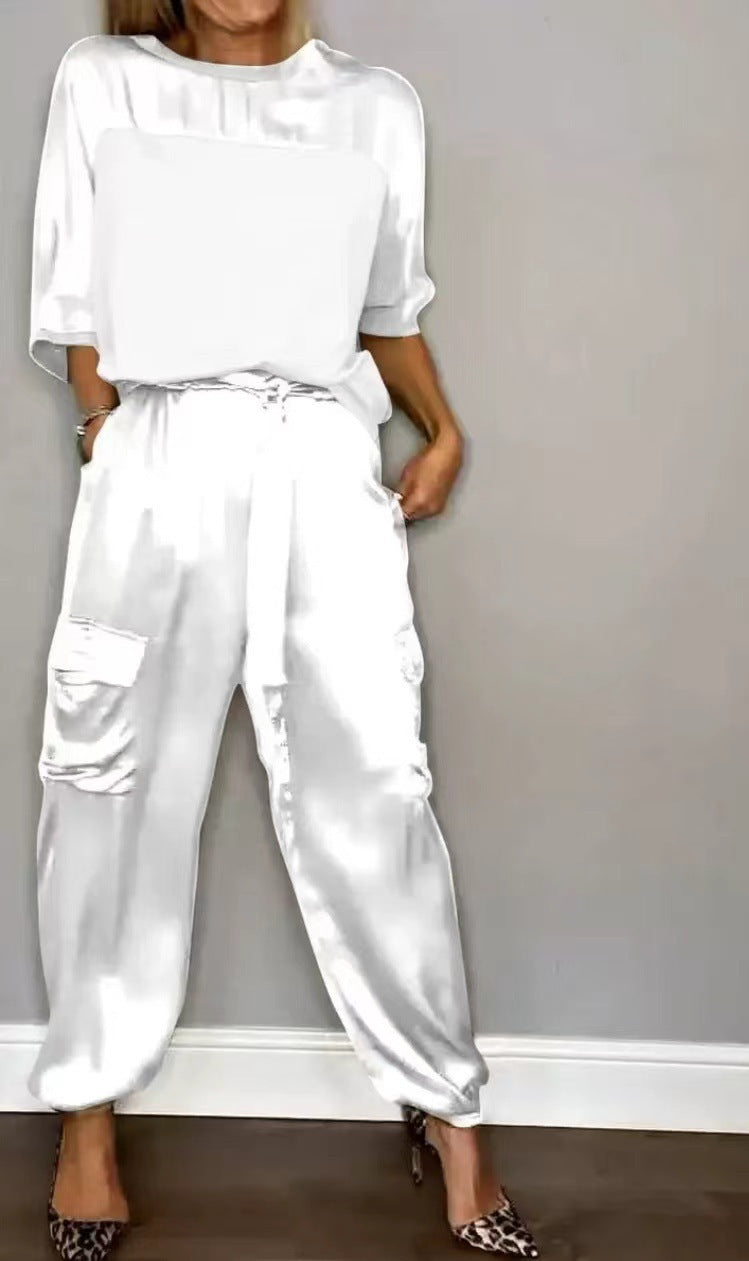 Womens Satin Set
