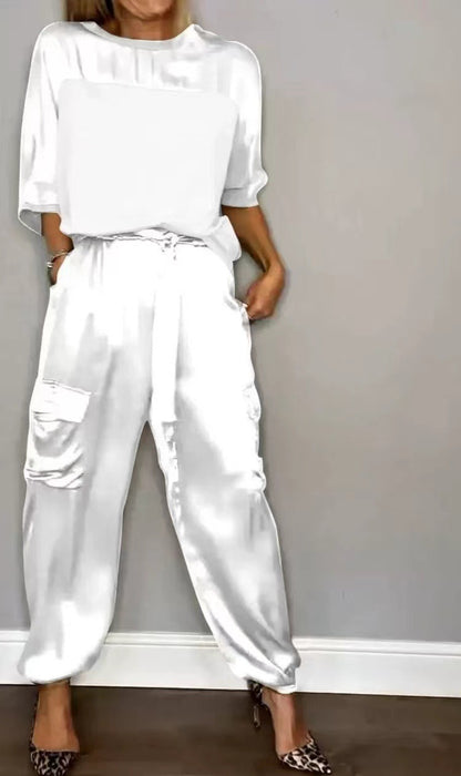 Womens Satin Set