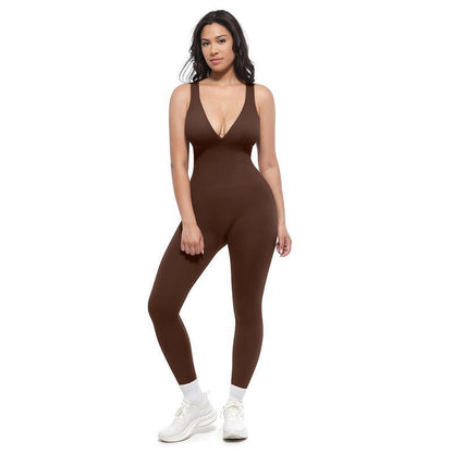 Womens Seamless Yoga Bodysuit