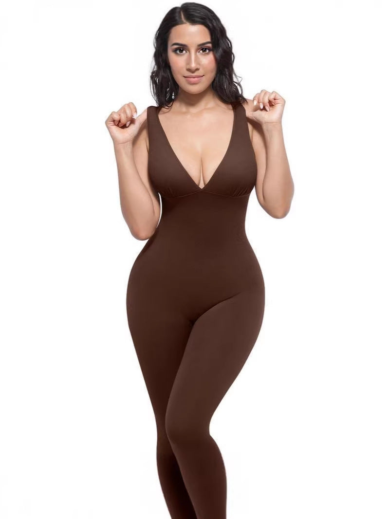 Womens Seamless Yoga Bodysuit
