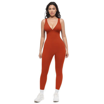 Womens Seamless Yoga Bodysuit