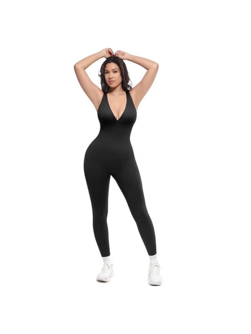Womens Seamless Yoga Bodysuit