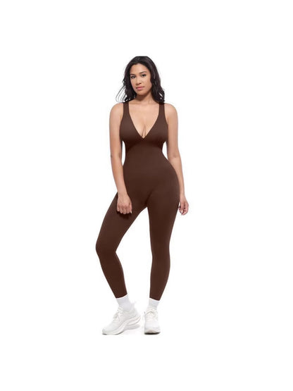 Womens Seamless Yoga Bodysuit
