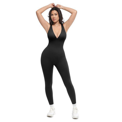 Womens Seamless Yoga Bodysuit