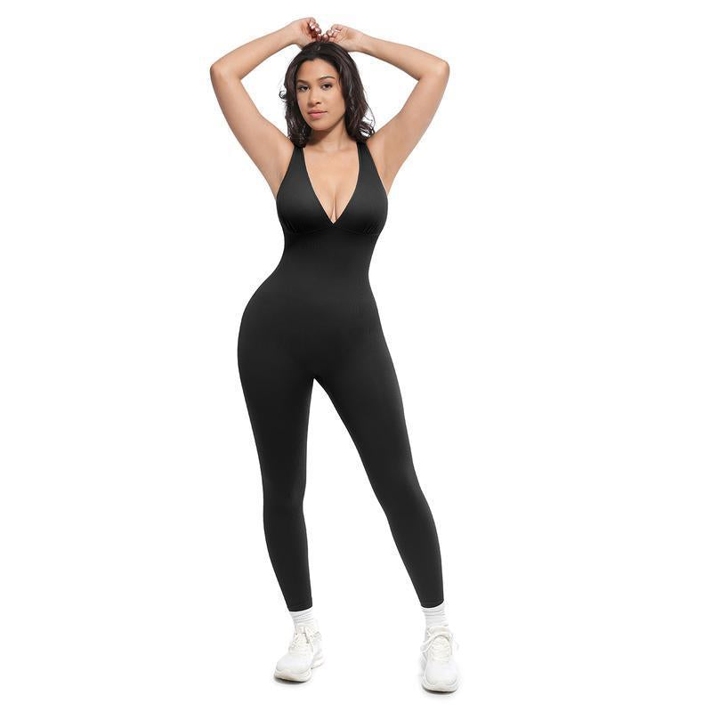 Womens Seamless Yoga Bodysuit