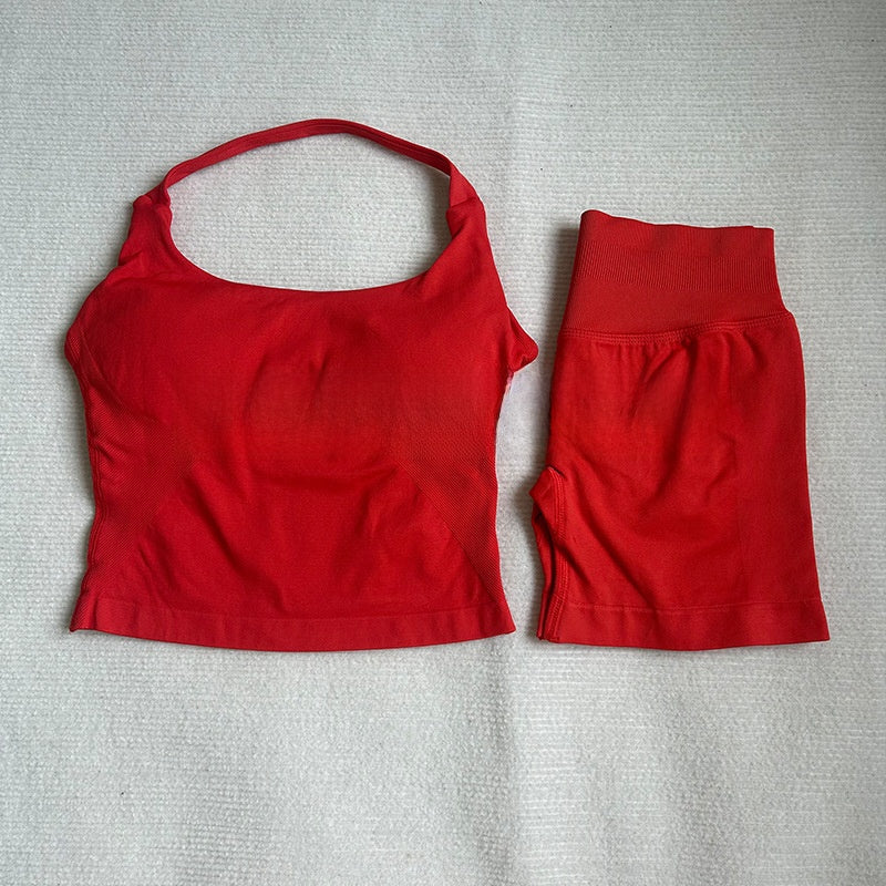 Womens Seamless Yoga Set