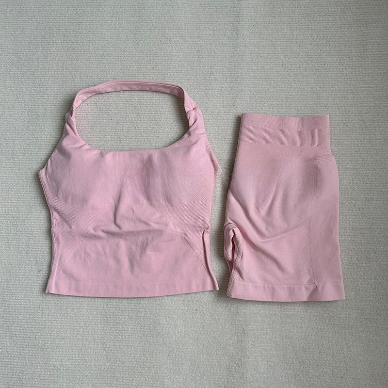 Womens Seamless Yoga Set