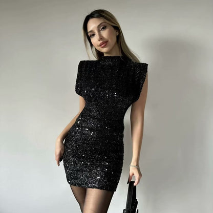 Womens Sequined Dress