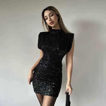 Womens Sequined Dress
