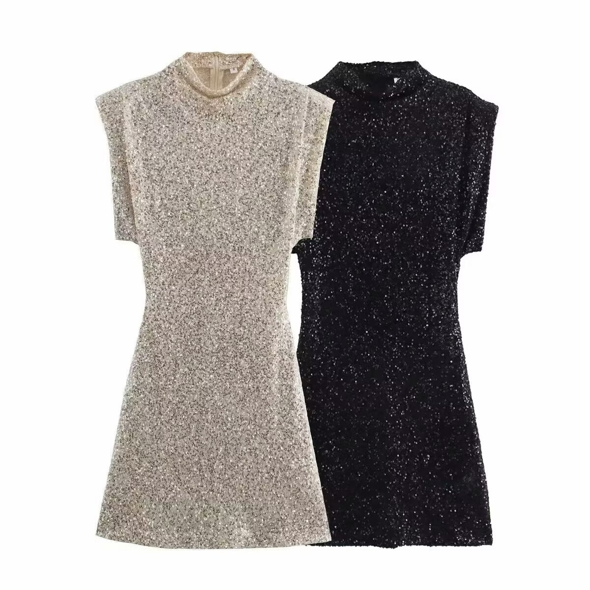 Womens Sequined Dress