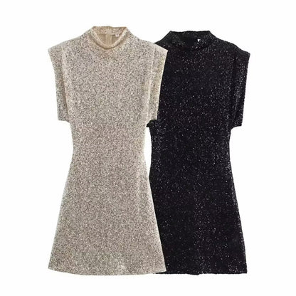 Womens Sequined Dress