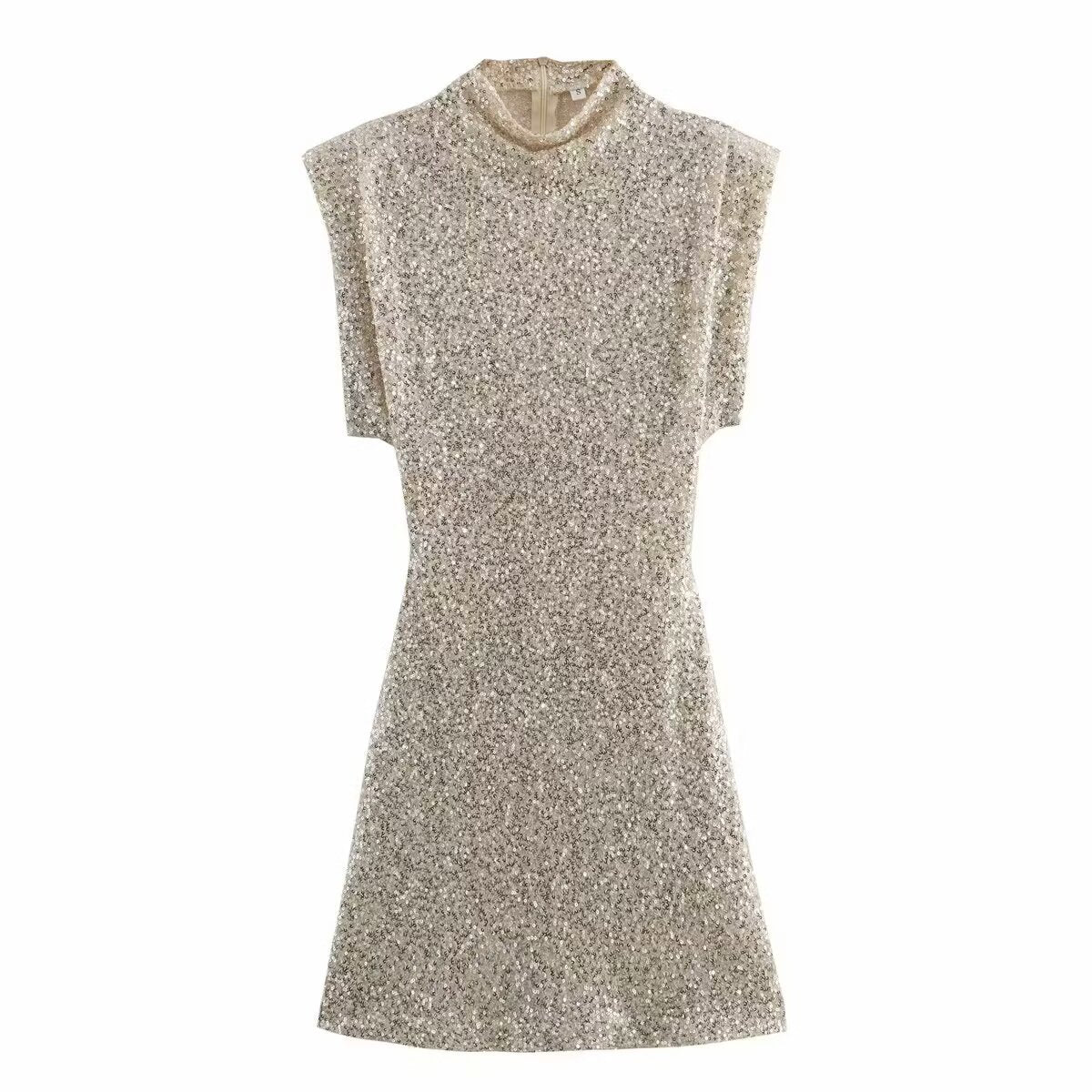 Womens Sequined Dress