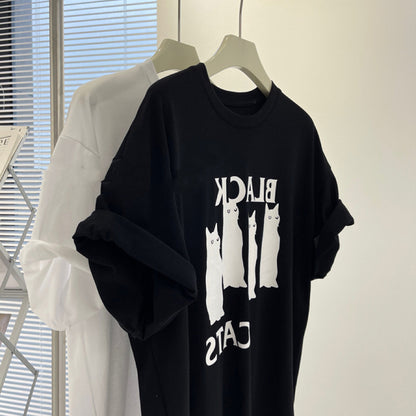 Womens Short Sleeve T-Shirt Oversize Casual