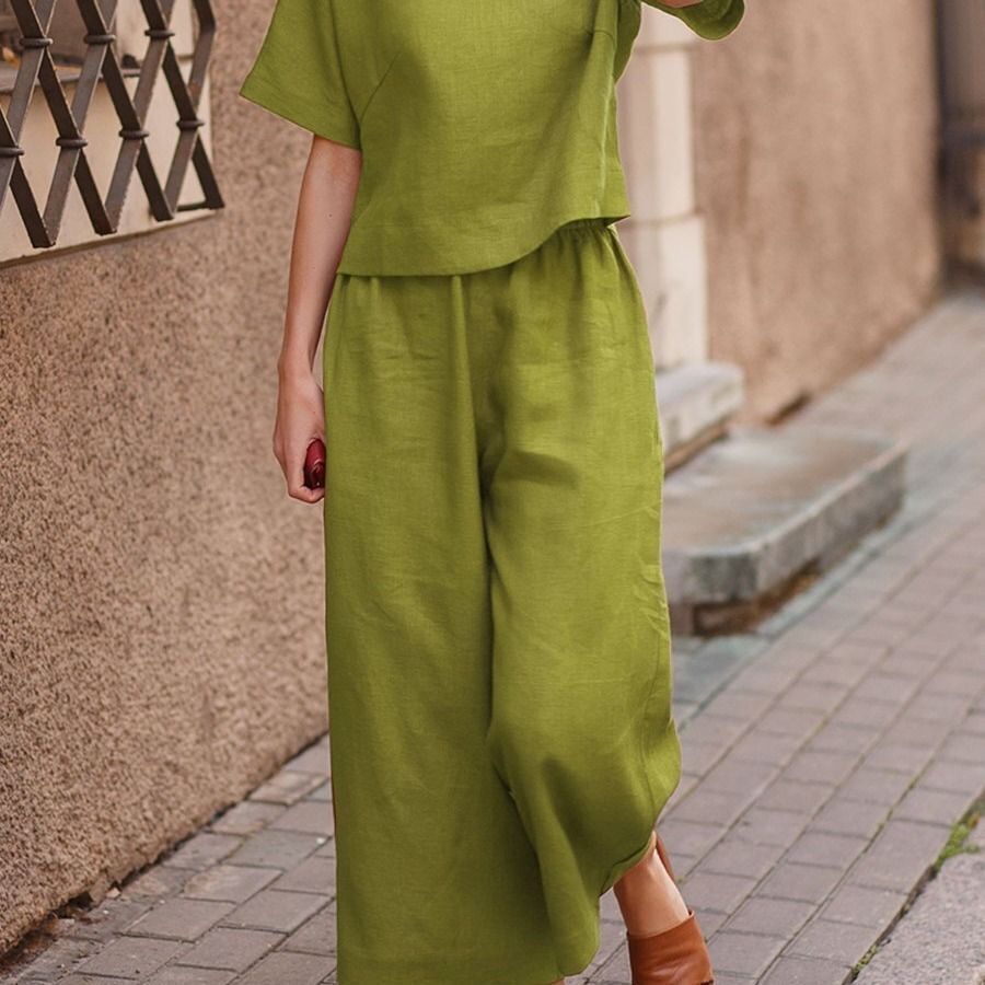 Womens Short Sleeve TwoPiece