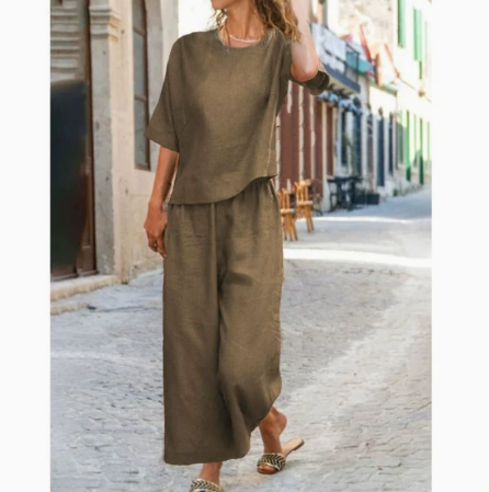 Womens Short Sleeve TwoPiece