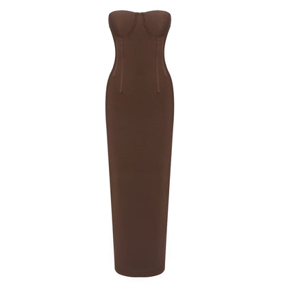 Womens Sleeveless Backless Stretch Dress