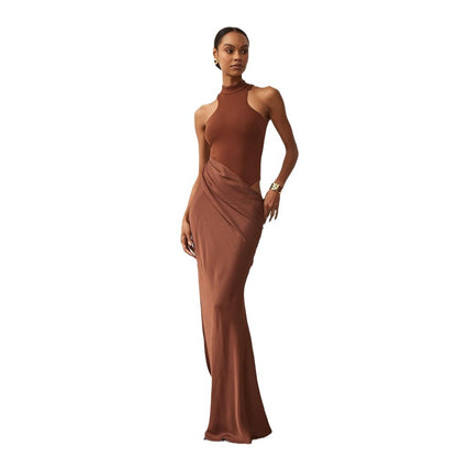 Womens Sleeveless Hollow Detail Dress