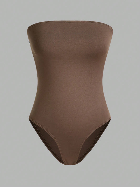 Womens Slim Fit Bodysuit Jumpsuit