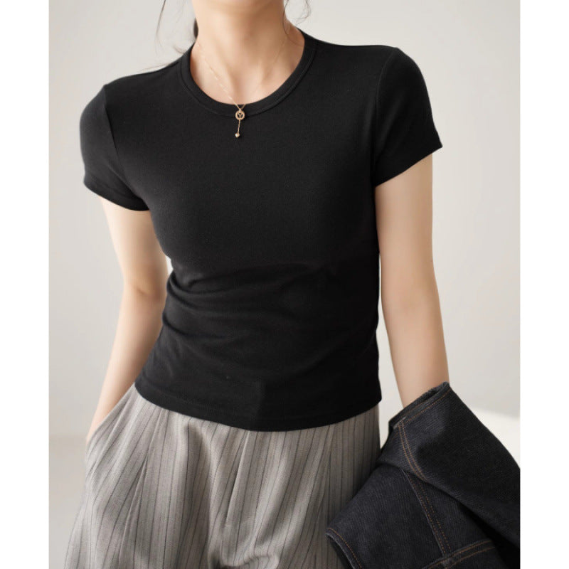 Womens Slim Fit Cotton T-Shirt