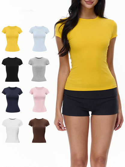 Womens Slim Fit Cotton T-Shirt