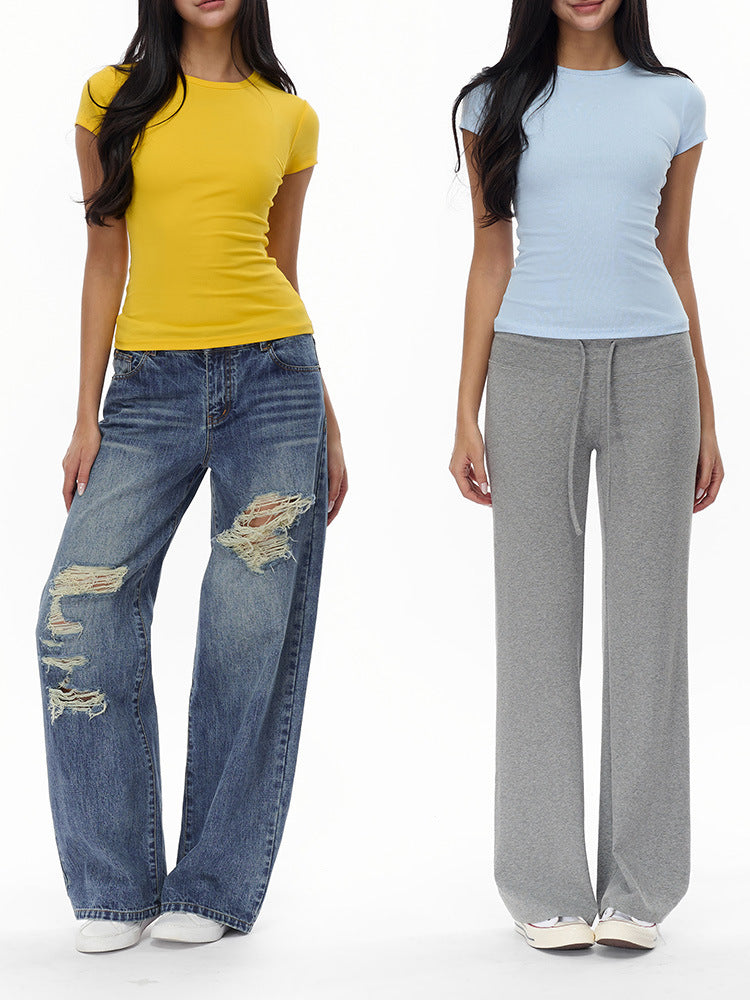 Womens Slim Fit Cotton T-Shirt