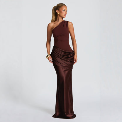 Womens Slim Fit Long Sleeve Dress