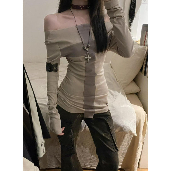 Womens Slim Fit Long Sleeve T-shirt