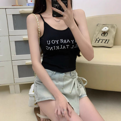 Womens Slim-fit Printed Camisole