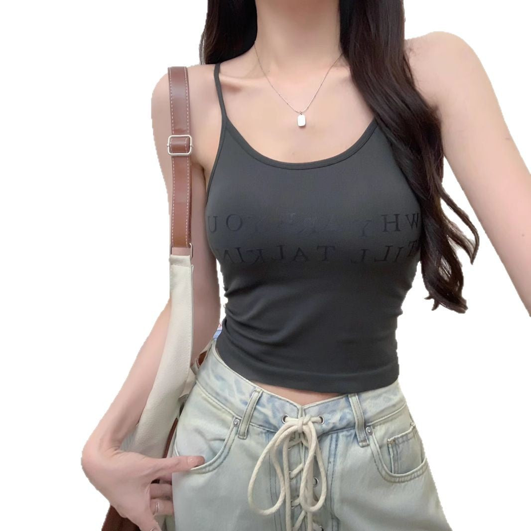 Womens Slim-fit Printed Camisole
