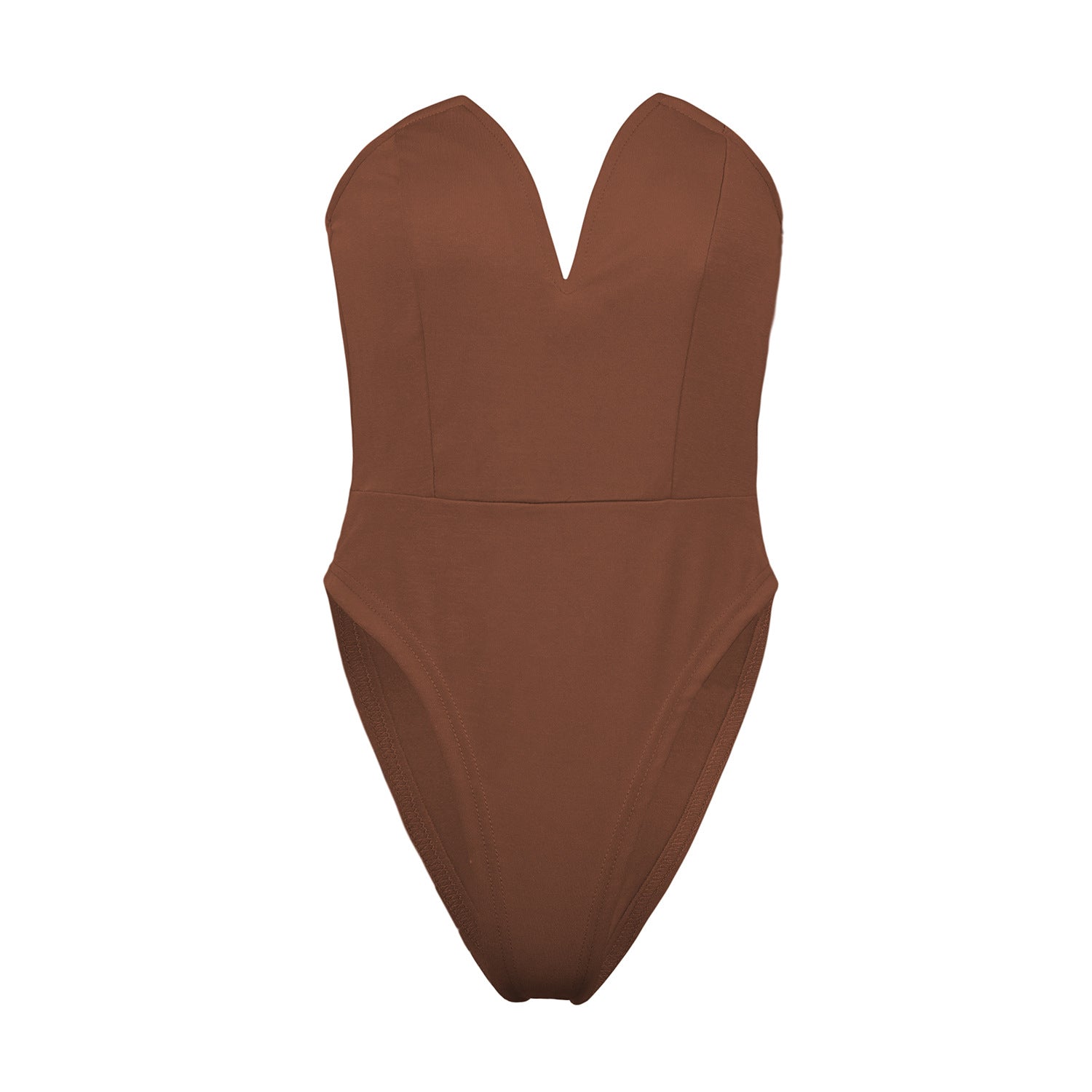 Womens Slim Fit V-Neck Tube Top