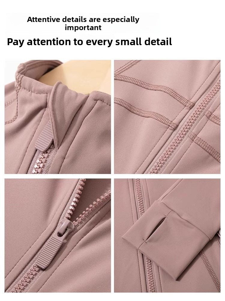 Womens Slim Fit Yoga Jacket