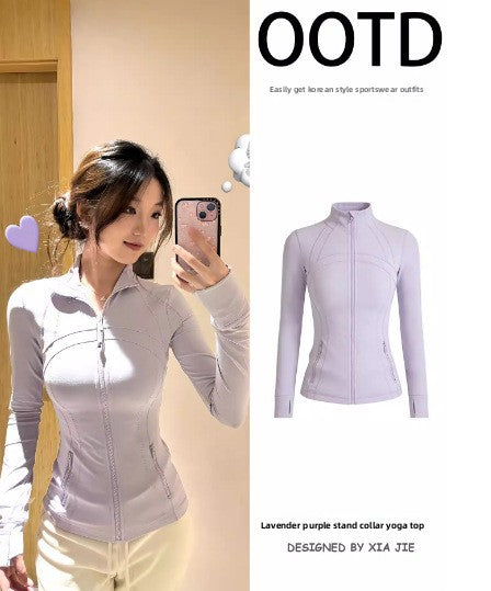 Womens Slim Fit Yoga Jacket