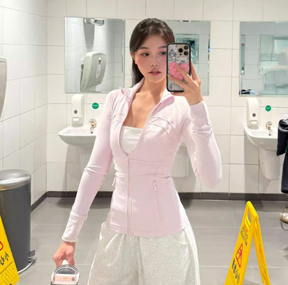 Womens Slim Fit Yoga Jacket